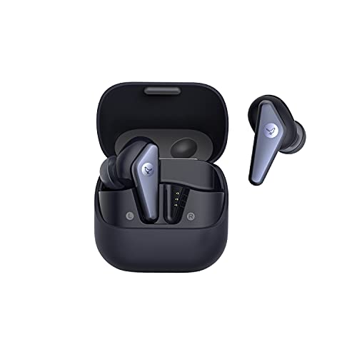 Libratone AIR+ (2. Gen) True Wireless In-Ear Kopfhörer mit Smarter Geräuschunterdrückung (bis zu 24h Akku, ANC, Smart Audio Tuning, Passformtest, IP54, Bluetooth 5.2) schwarz/dunkelblau