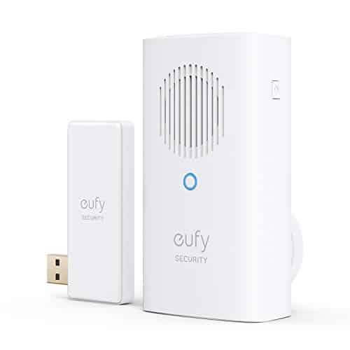 eufy Security Glockenspiel für Video-Türklingel, zusätzliche Glocke, benötigt akkubetriebene 2K eufy Video-Türklingel, für gleichzeitiges Klingeln, einstellbare Lautstärke, Kompatibel mit Station 2