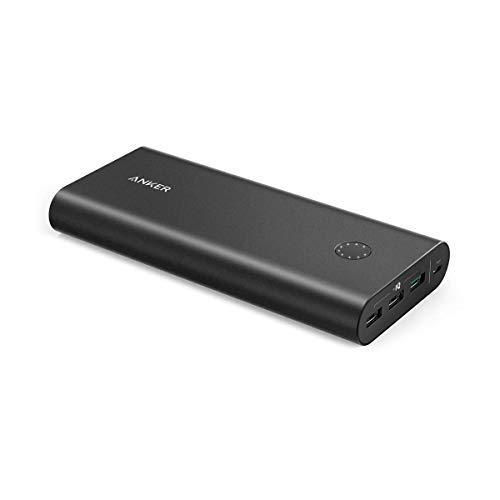 Anker PowerCore+ 26800mAh Premium Externer Akku mit Quick Charge 3.0 (Aluminium 3-Port Powerbank mit hoher Kapazität) [2X schneller wiederaufladbar]