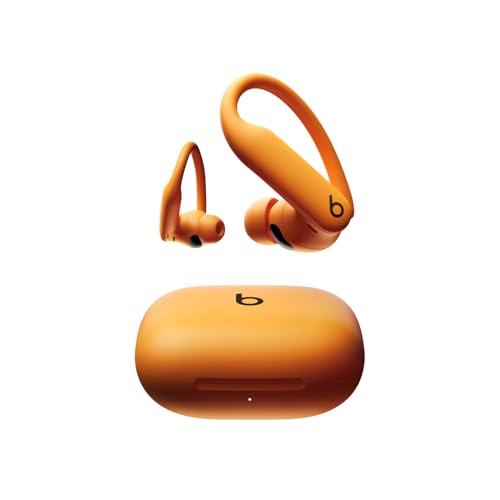 Beats Powerbeats Pro 2 Kabellose In-Ear Kopfhörer mit Bluetooth– aktive Geräuschunterdrückung, Herzfrequenzmessung, IPX4, bis zu 45H mit Ladecase, kompatibel mit Apple & Android - Leuchtorange