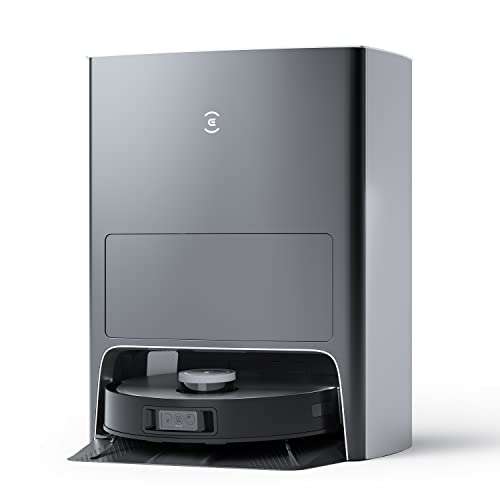 ECOVACS DEEBOT X1 OMNI, Staubsaugerroboter mit Wischfunktion und multifunktionaler Reinigungsstation (Staubentleerung/Wasser säubern), 5000pa, 3D-Hinderniserkennung, 260 min Akku, Yiko Sprachassistent