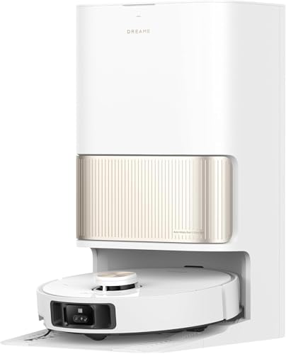 dreame L40 Ultra Saugroboter mit Wischfunktion und Hebarem Wischmopp, ausziehbarer und anhebbarer Seitenbürste, 11.000 Pa Saugleistung, 65 °C Selbstreinigung von Mopp und Waschbrett