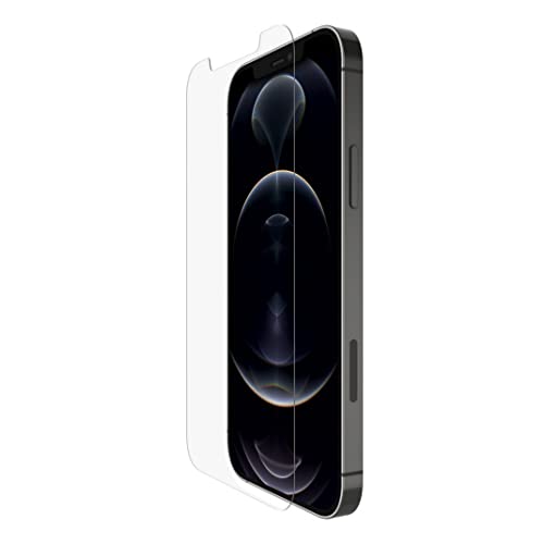 Belkin iPhone 12 Pro Max Displayschutz TemperedGlass antimikrobiell (hochentwickelter Schutz, der Bakterien auf dem Display um bis zu 99 % reduziert)