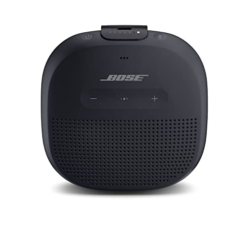 Bose SoundLink Micro Bluetooth speaker: kleiner tragbarer, wasserdichter Lautsprecher mit Mikrofon, Schwarz