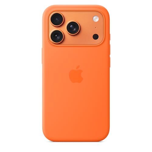 Apple iPhone 17 Pro Silikon Case mit MagSafe - Orange ​​​​​​​