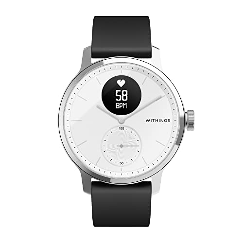 Withings ScanWatch Hybrid Smartwatch mit EKG, Herzfrequenzsensor und Oximeter