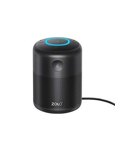 ZOLO Halo Smart Speaker Alexa Sprachsteuerung, Kraftvollem Klang, Amazon Music Unlimited Stream, TuneIn, Radio Player, Smart Home Gerätekontrolle