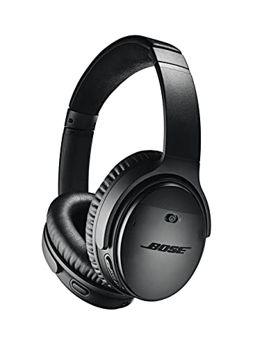 Bose QuietComfort 35 Wireless Headphones II – Kabellose Noise-Cancelling-Kopfhörer mit Bluetooth im Over-Ear-Design mit Integriertem Mikrofon und Alexa-Sprachsteuerung, Triple Midnight