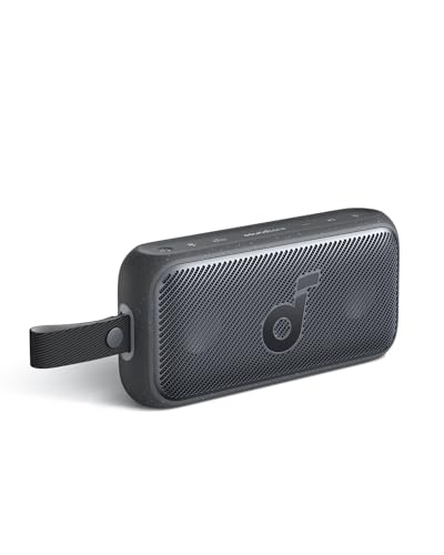 soundcore Motion 300 Hi-Res Bluetooth Lautsprecher mit BassUp, Boxen mit SmartTune-Technologie, 30W Stereo, Abnehmbarem Gurt, IPX7 Wasserschutz, für Garten, Camping und Wandern