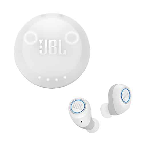 JBL Free X In Ear Bluetooth Kopfhörer in Weiß (Wireless Headphones mit smarter Ladestation - Musik Streaming bis zu 24 Stunden)