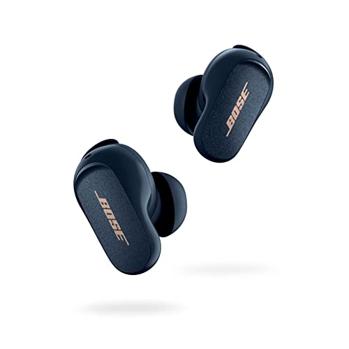 Bose QuietComfort Earbuds II, kabellos, Bluetooth, die weltweit besten Noise-Cancelling-In-Ear-Kopfhörer mit individueller Lärmreduzierung und personalisiertem Klang, Mitternachtsblau