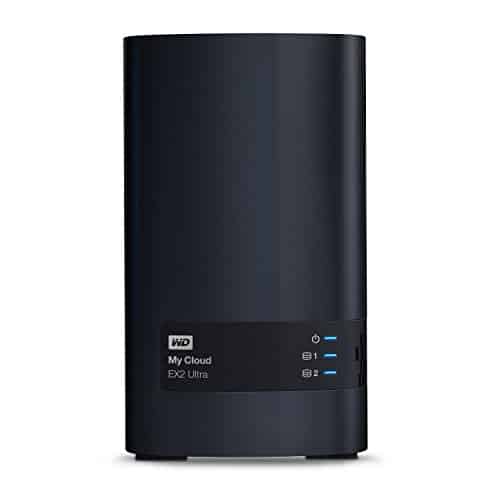 WD My Cloud EX2 Ultra 8 TB - Network Attached Storage - 2 Bay NAS - Streamen auf PC, Mobilgeräte, Spielkonsolen, Mediaplayer- WDBVBZ0080JCH-EESN