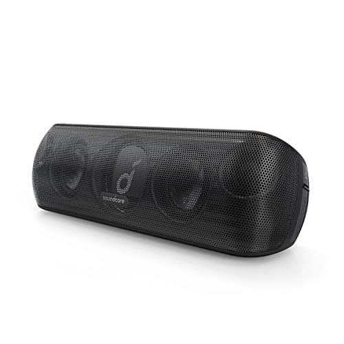 Soundcore Motion+ Bluetooth Lautsprecher mit Hi-Res 30W Audio, BassUp Technologie, Kabelloser HiFi Lautsprecher mit zugehöriger App, Flexibler EQ, 12 Stunden Akkulaufzeit (Schwarz)