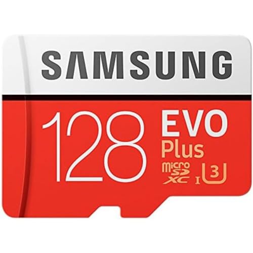 Samsung EVO Plus Micro SDXC 128GB bis zu 100MB/s, Class 10 U3 Speicherkarte (inkl. SD Adapter) [Amazon Frustfreie Verpackung]