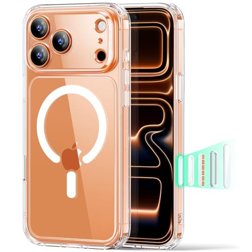ESR für iPhone 17 Pro Max Hülle mit Kamerasteuerung Capture Button, Kompatibel mit Magsafe, Handyhülle für iPhone 17 Pro Max Case, Anti-Vergilbung, Zertifizierter Militärschutz Starke Stoßfest, Klar