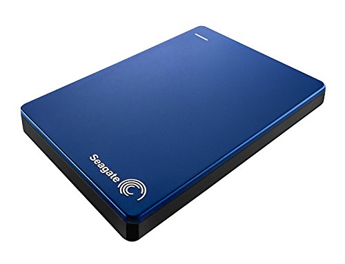 Seagate Backup Plus Slim 1TB tragbare externe Festplatte, 2.5 Zoll, USB 3.0, PC & Mac, blau, inkl. 2 Jahre Rescue Service, Modellnr.: STDR1000202
