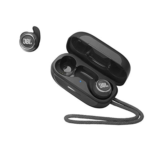 JBL Reflect Mini NC – Wasserdichte, True-Wireless In-Ear-Sport-Kopfhörer mit Noise-Cancelling in Schwarz – Bis zu 21 Stunden Akkulaufzeit