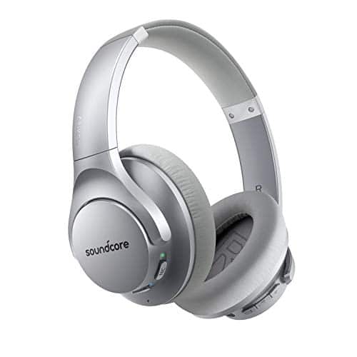 Soundcore Life Q20 Bluetooth Kopfhörer, Aktive Geräuschunterdrückung, 40 St. Wiedergabezeit, Hi-Res Audio, Intensiver Bass, kabellose Over-Ear Kopfhörer für Homeoffice, Online-Unterricht, Konferenzen (Black)