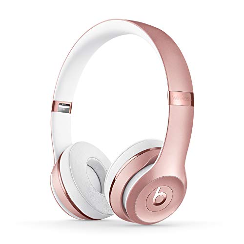 Beats Solo3 Kabellose Bluetooth On-Ear Kopfhörer – Apple W1 Chip, Bluetooth der Klasse 1, 40 Stunden Wiedergabe – Roségold