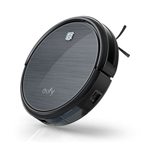 eufy by Anker RoboVac 11 Saugroboter (100 Min Akkulaufzeit) leiser und flacher Staubsaugerroboter mit leistungsstarkem High-Performance Filter,ideal für Haustierbesitzer, Hartböden, flache Teppiche