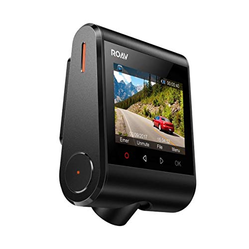 Anker ROAV DashCam C1, Wifi Auto Kamera mit 1080P Full HD, 145° Weitwinkel, Nachtsicht, mit G-Sensor, WDR, inkl. Anker 2 Port Kfz Ladegerät mit Power IQ Technologie