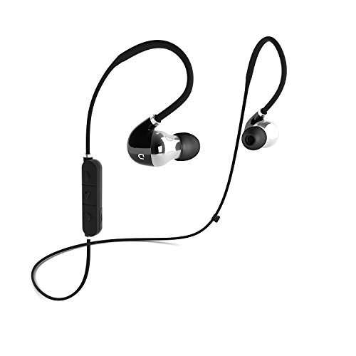 DOCKIN D MOVE Bluetooth 4.1 flexibler In-Ear-Kopfhörer und Sport Headset, Individuell Anpassbar, IPX4 Schweißresistent