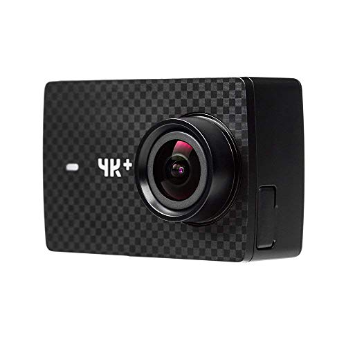 YI 4K Plus Action Kamera 4K/60fps 12MP Action Cam mit 5,56 cm (2,2 Zoll) LCD Touchscreen 155° Weitwinkelobjektiv, Sprachbefehl, WiFi und App für IOS/Android - schwarz