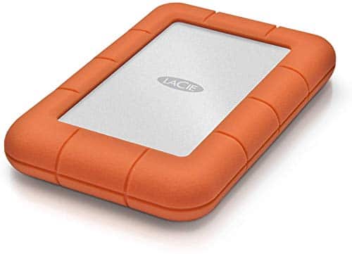 LaCie Rugged Mini, tragbare externe Festplatte 1 TB, 2.5 Zoll, USB 3.0, für Mac & PC, Modellnr.: LAC301558