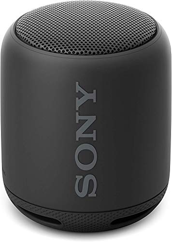 Sony SRS-XB10 Tragbarer kabelloser Lautsprecher (Bluetooth, NFC, Extra Bass, wasserabweisend, 16 Stunden Akkulaufzeit) schwarz