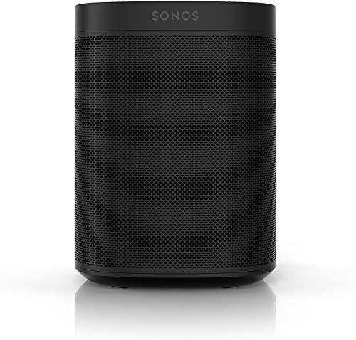 Sonos One SL schwarz - All-In-One Smart Speaker (Kraftvoller WLAN Lautsprecher mit App Steuerung und AirPlay 2 – Multiroom Speaker für unbegrenztes Musikstreaming), ohne Sprachsteuerung