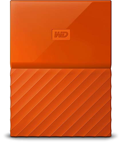 WD My Passport 2TB Portable Hard Drive and Auto Backup Software for PC, Xbox One and PlayStation 4 - Orange