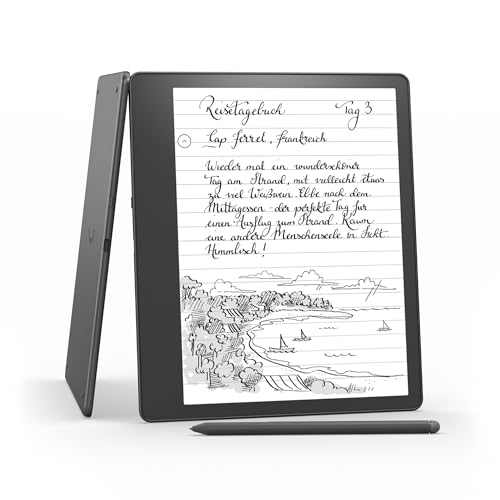 Kindle Scribe (2022) - 64 GB – der erste Kindle, der auch ein digitales Notizbuch ist – mit Paperwhite-Bildschirm (10,2 Zoll, 300 ppi) und Premium-Eingabestift