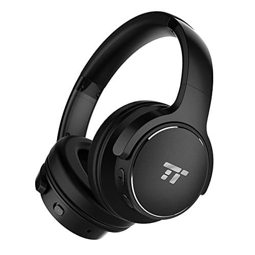 TaoTronics Active Noise Cancelling Kopfhörer 30 Stunden Bluetooth Kopfhörer, Kabelloses ohrumschließendes Headset, dualen 40 mm Treibern Kabellos Kopfhörer mit Tiefem Bass und Mikrofon
