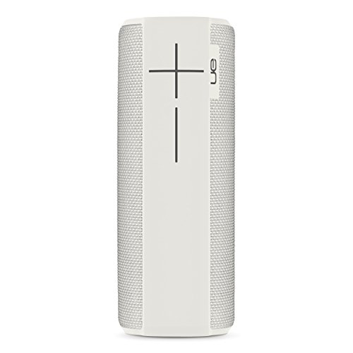 Ultimate Ears Megaboom Tragbarer Bluetooth-Lautsprecher, Satter Tiefer Bass, Wasserdicht, App-Navigation, Kann mit weiteren Lautsprechern verbunden Werden, 20-Stunden Akkulaufzeit - weiß