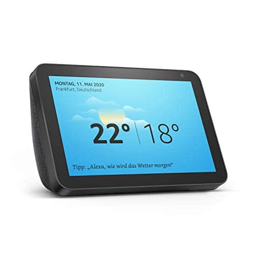 Wir stellen vor: Echo Show 8 | Durch Alexa in Verbindung bleiben, Anthrazit Stoff