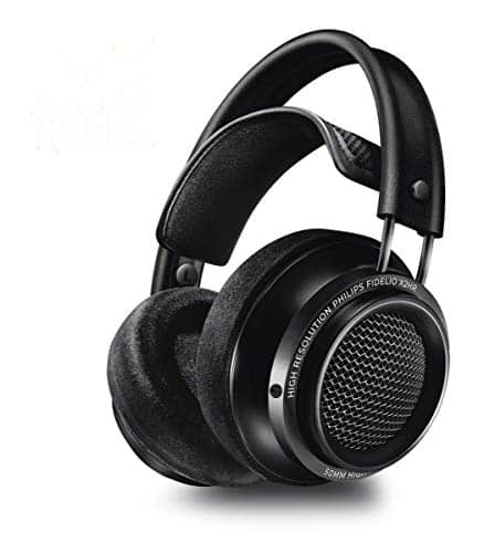 Philips Audio Fidelio X2HR/00 Over-Ear Kopfhörer (High Resolution Audio, Over-Ear, Deluxe-Schaumstoff-Ohrpolster, Kabelclip, 50 mm Neodym-Treiber) schwarz