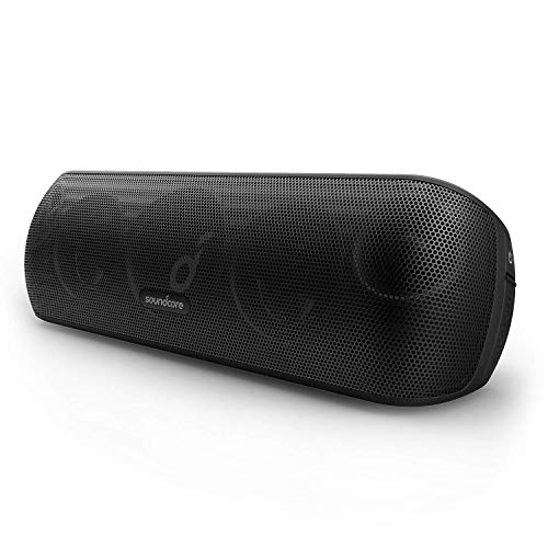 soundcore Motion+ Bluetooth HiFi Lautsprecher mit Hi-Res 30W Audio, Intensiver Bass, Kabelloser, mit App, USB C Konnektivität, Flexibler EQ, 12h Akkulaufzeit, IPX7 Wasserschutz (Schwarz)