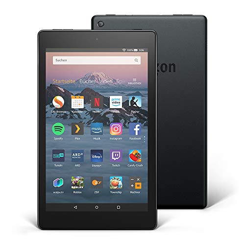 Fire HD 8-Tablet, 16 GB, Schwarz, mit Spezialangeboten (vorherige Generation – 8.)