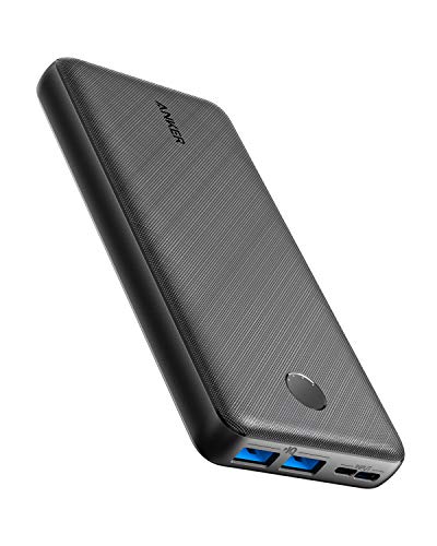 Powerbank Anker PowerCore Essential, 20000mAh externer Akku mit PowerIQ Technologie und USB-C Eingang, enorme Energiedichte, kompatibel mit iPhone, Samsung, Huawei, iPad und mehr
