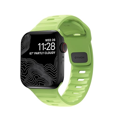 NOMAD Sport Band V2 | für Apple Watch 38/40/41mm | leuchtet im Dunkeln |strapazierfähiges, wasserfestes Uhrenarmband | Glow