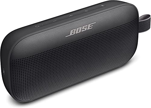 Bose SoundLink Flex Bluetooth Speaker – kabelloser, wasserdichter, tragbarer Outdoor-Lautsprecher – Schwarz