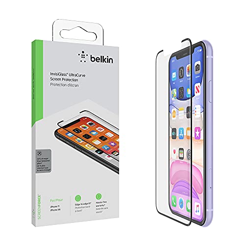 Belkin InvisiGlass Ultracurve Displayschutz für das iPhone 11 Displayschutz, iPhone 11 Glas-Displayschutz - Amazon Vine