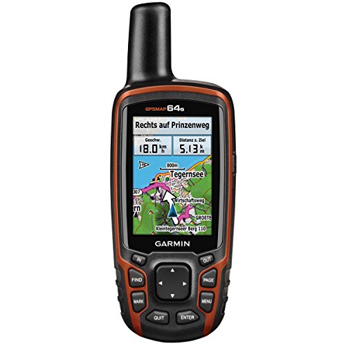 Garmin GPSMAP 64s Navigationshandgerät - 2,6''-Farbdisplay, barometrischer Höhenmesser, Live Tracking