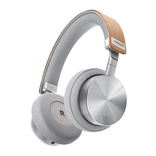 VONMÄHLEN - Wireless Concert One Bluetooth Kopfhörer On-Ear in Silber - Reise-Case, Micro-USB, Aux Kabel, Kabelmanagement - Design Kopfhörer kabellos