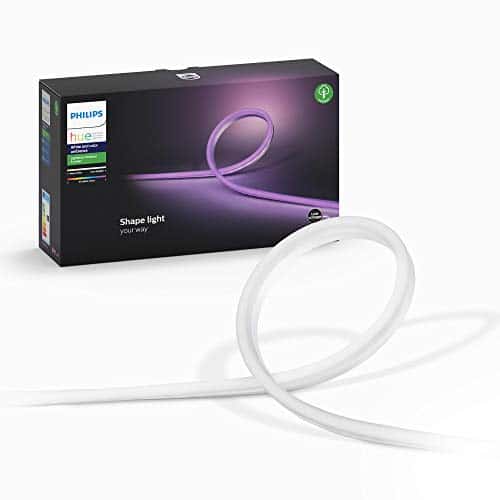 Philips Hue White & Col. Amb. Outdoor Lightstrip 5m, 1650 lm, dimmbar, 16 Mio. Farben, steuerbar via App, kompatibel mit Amazon Alexa (Echo, Echo Dot)
