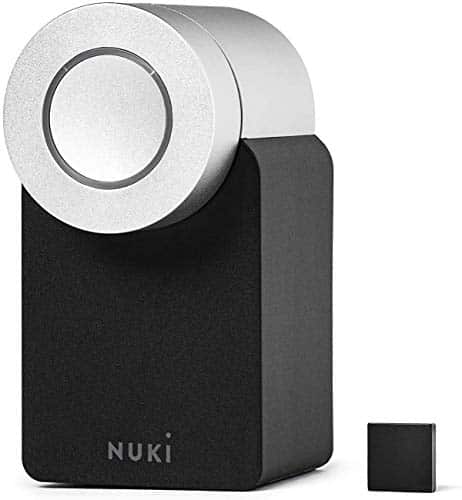 Nuki Smart Lock 2.0 - Apple HomeKit - Amazon Alexa - Google home - IFTTT - Elektronisches Türschloss mit Türsensor - Automatischer Türöffner mit Bluetooth, WLAN - für iPhone und Android - Smart Home