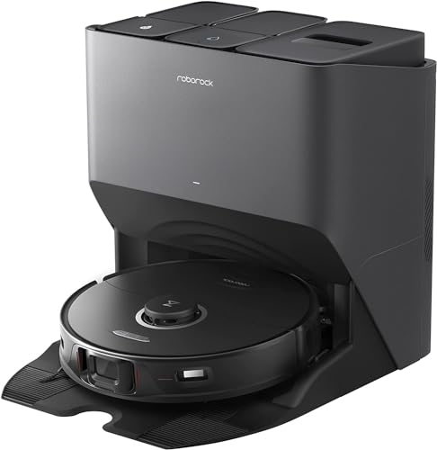 roborock S8 Pro Ultra Saug- & Wischroboter mit All-in-One Station (Saugleistung 6000Pa, 180min Akkulaufzeit, 350ml Staub-/ 200ml Wassertank, Ultraschall-Wischfunktion, App-/Sprachsteuerung), Schwarz