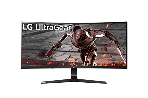 LG 34GN73A-B 86,36 cm (34 Zoll) Curved FHD UltraGear Gaming Monitor (UltraWide, AH-IPS-Panel mit 5ms (GtG), 144 Hz), schwarz