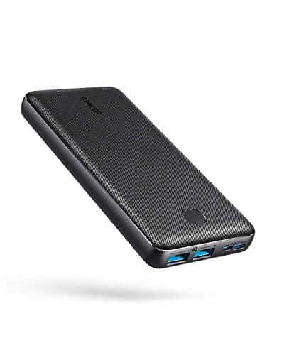 Anker PowerCore Essential 20000 Powerbank, 20000mAh externer Akku mit PowerIQ Technologie und USB-C Eingang, enorme Energiedichte, kompatibel mit iPhone, Samsung, iPad und mehr