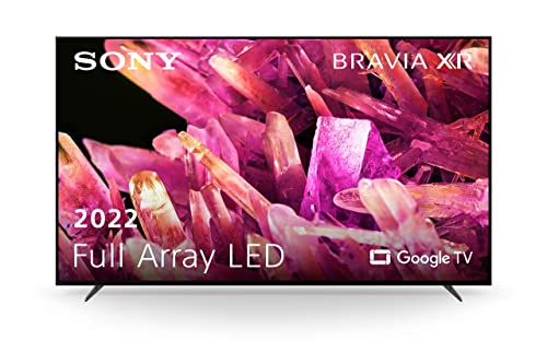 Sony BRAVIA XR, XR-65X90K, 65 Zoll Fernseher, Full Array LED, 4K HDR 120Hz, Google , Smart TV, Works with Alexa, mit exklusiven PS5-Features, HDMI 2.1, Gaming-Menü mit ALLM + VRR